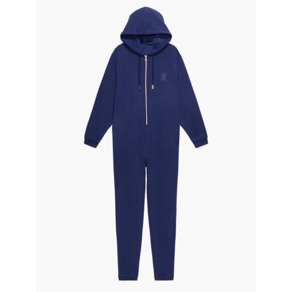 NWT SAVAGE X FENTY Forever Savage Hooded Onesie Size XS Royal Boss Blue - Picture 2 of 6